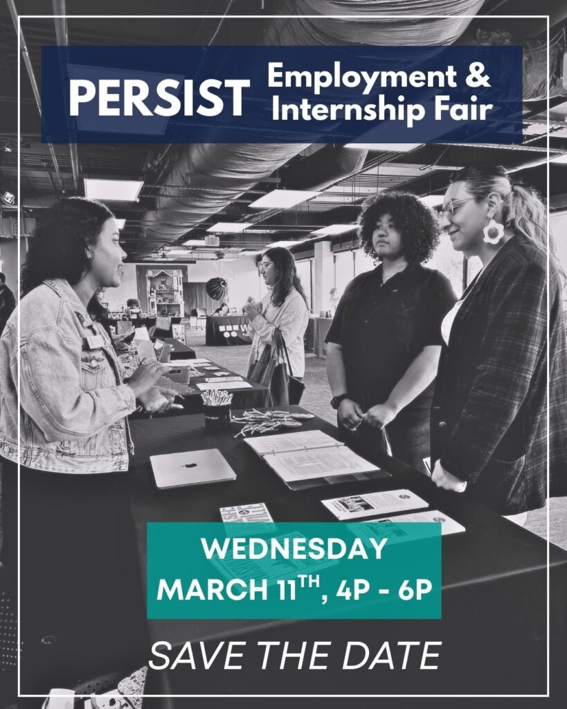 Join Persist’s Employment and Internship Fair in Nashville on March 11. Employers and students connect for jobs and internships.